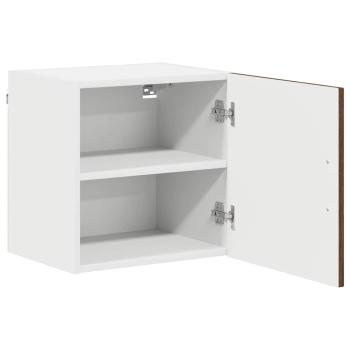 Küchenhängeschrank mit Regal Braun Eichen-Optik 40 x 31 x 40 cm