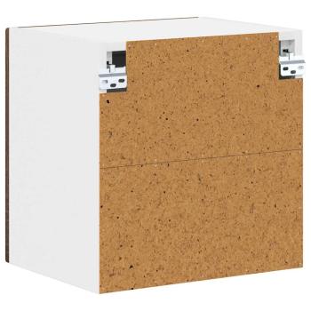 Küchenhängeschrank mit Regal Braun Eichen-Optik 40 x 31 x 40 cm