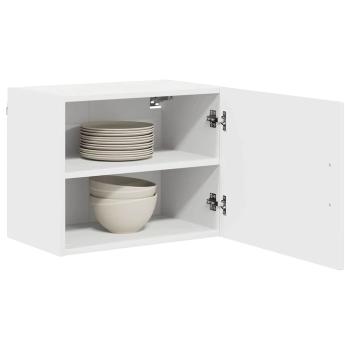 Küchenhängeschrank mit Tür 2 pcs Hochglanz Weiß 50 x 31 x 40 cm