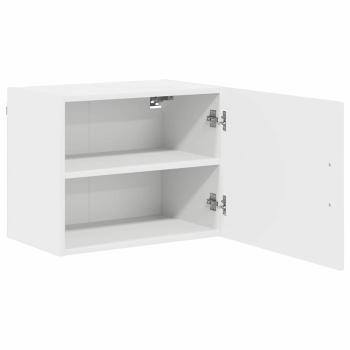 Küchenhängeschrank mit Tür 2 pcs Hochglanz Weiß 50 x 31 x 40 cm