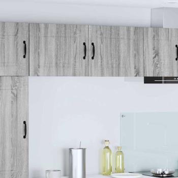 ARDEBO.de - Küchenhängeschrank mit Tür 2 pcs Graues Sonoma 50 x 31 x 40 cm