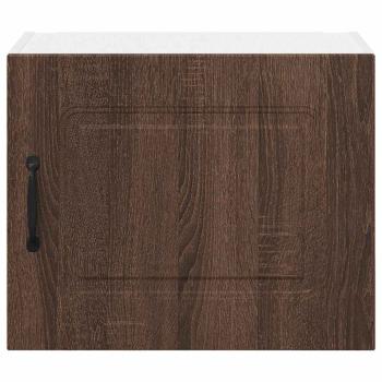Küchenhängeschrank mit Regal Braun Eichen-Optik 50 x 31 x 40 cm