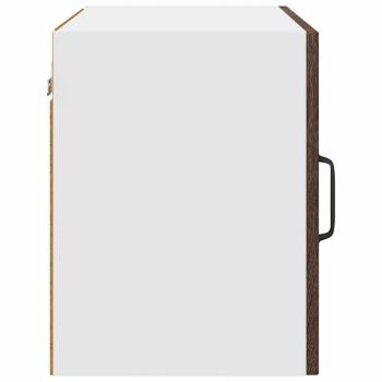Küchenhängeschrank mit Regal Braun Eichen-Optik 50 x 31 x 40 cm