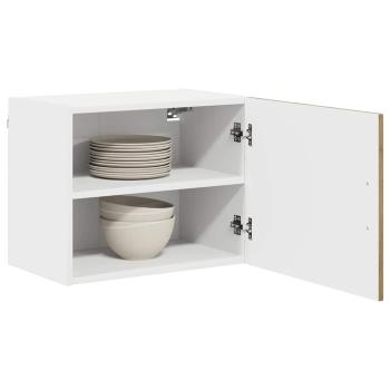Küchenhängeschrank mit Tür 2 pcs Artisan-Eiche 50 x 31 x 40 cm