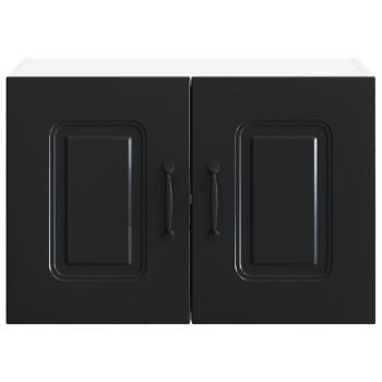 Küchenhängeschrank 2 pcs Schwarz 60 x 31 x 40 cm Holzwerkstoff