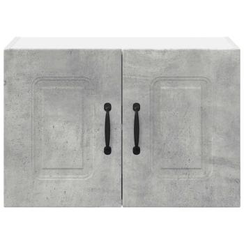 Küchenhängeschrank mit Regal 2 pcs Beton Grau 60 x 31 x 40 cm