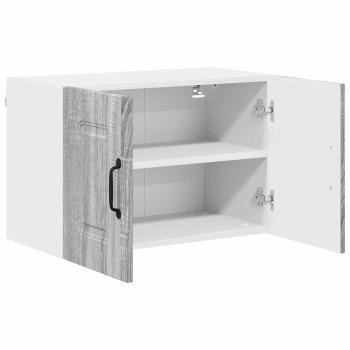 Küchenhängeschrank mit Tür 2 pcs Graues Sonoma 60 x 31 x 40 cm