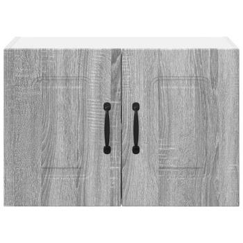 Küchenhängeschrank mit Tür 2 pcs Graues Sonoma 60 x 31 x 40 cm