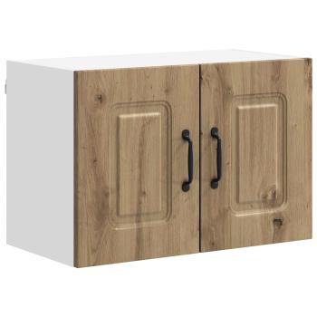 Küchenhängeschrank mit Tür 2 pcs Artisan-Eiche 60 x 31 x 40 cm