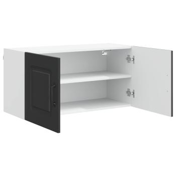 Geschirrspülerfront Kalmar Schwarz 80 x 31 x 40 cm