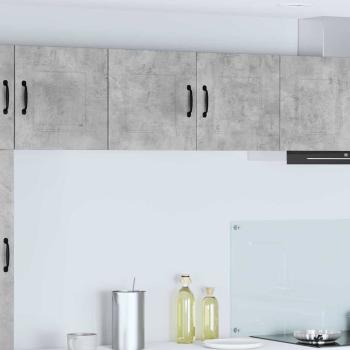 ARDEBO.de - Küchenhängeschrank Beton Grau 80 x 31 x 40 cm Holzwerkstoff