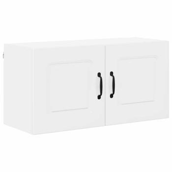Küchenhängeschrank Hochglanz Weiß 80 x 31 x 40 cm Holzwerkstoff