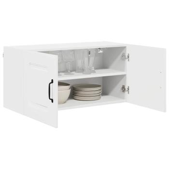 Küchenhängeschrank Hochglanz Weiß 80 x 31 x 40 cm Holzwerkstoff
