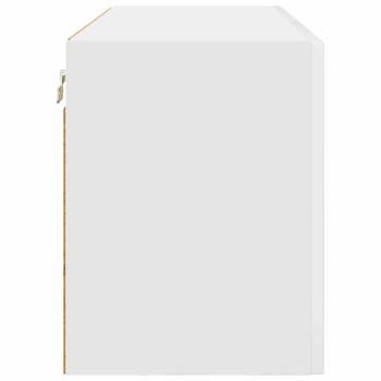 Küchenhängeschrank mit Regal Weiß 80 x 31 x 40 cm Holzwerkstoff