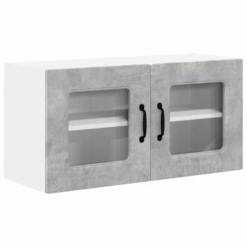 Küchenhängeschrank Beton Grau 80 x 31 x 40 cm Holzwerkstoff