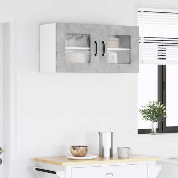 Küchenhängeschrank Beton Grau 80 x 31 x 40 cm Holzwerkstoff