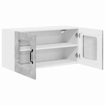 Küchenhängeschrank Beton Grau 80 x 31 x 40 cm Holzwerkstoff