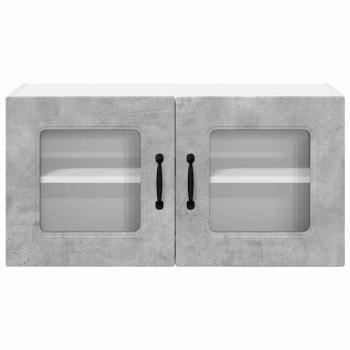 Küchenhängeschrank Beton Grau 80 x 31 x 40 cm Holzwerkstoff