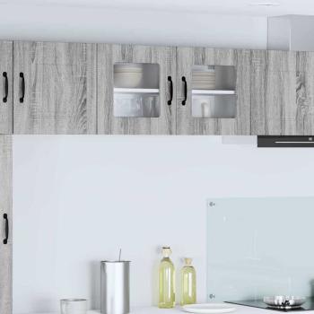 ARDEBO.de - Küchenhängeschrank Graues Sonoma 80 x 31 x 40 cm Holzwerkstoff