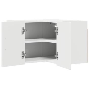 Küchenhängeschrank mit Regal Weiß 57 x 57 x 40 cm Holzwerkstoff