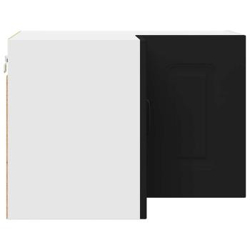 Küchenhängeschrank Schwarz 57 x 57 x 40 cm Holzwerkstoff