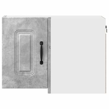 ARDEBO.de - Küchenhängeschrank Beton Grau 57 x 57 x 40 cm Holzwerkstoff