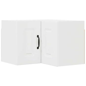 Küchenhängeschrank Hochglanz Weiß 57 x 57 x 40 cm Holzwerkstoff