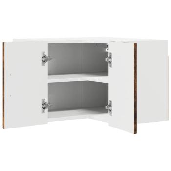Küchenhängeschrank mit Regal Geräucherte Eiche 57 x 57 x 40 cm