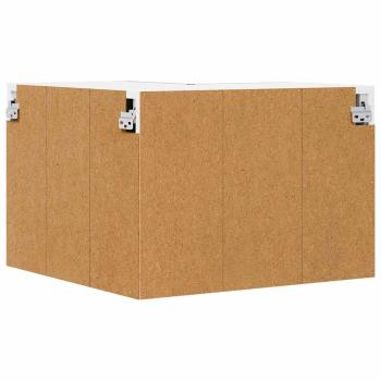 Küchenhängeschrank mit Regal Braun Eichen-Optik 57 x 57 x 40 cm