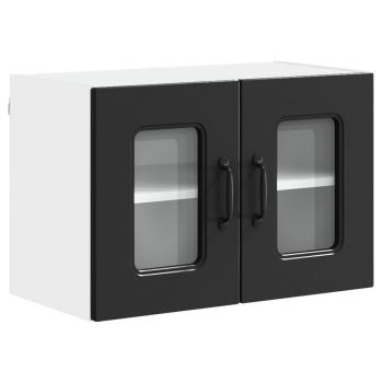 ARDEBO.de - Küchenhängeschrank Schwarz 60 x 31 x 40 cm Holzwerkstoff