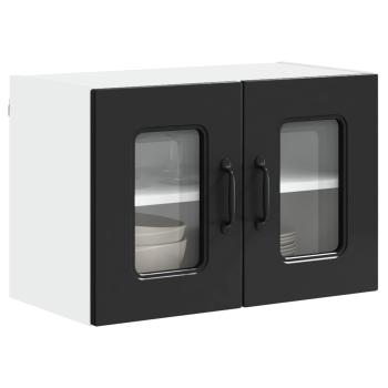 Küchenhängeschrank Schwarz 60 x 31 x 40 cm Holzwerkstoff