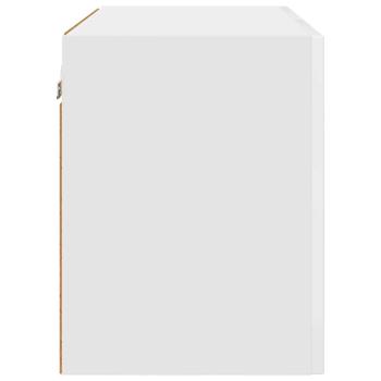 Küchenhängeschrank mit Tür 2 pcs Hochglanz Weiß 60 x 31 x 40 cm