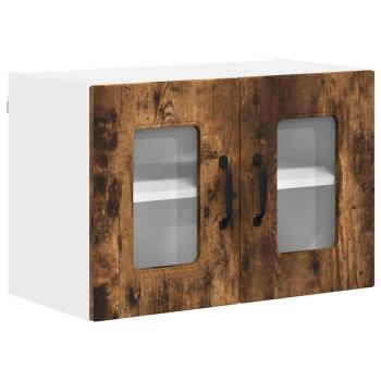 Küchenhängeschrank mit Regal Geräucherte Eiche 60 x 31 x 40 cm