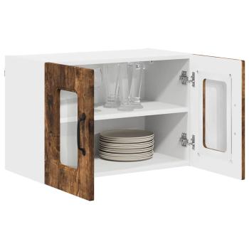 Küchenhängeschrank mit Regal Geräucherte Eiche 60 x 31 x 40 cm