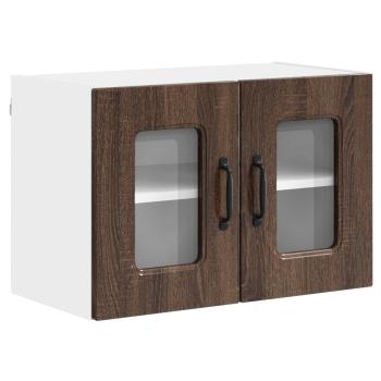 Küchenhängeschrank 2 pcs Braun Eichen-Optik 60 x 31 x 40 cm