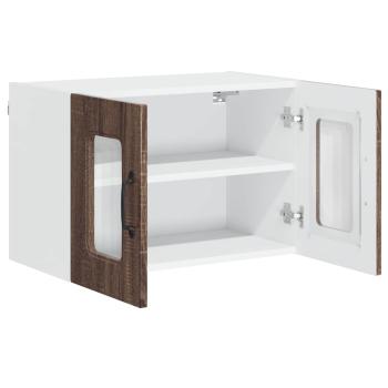 Küchenhängeschrank 2 pcs Braun Eichen-Optik 60 x 31 x 40 cm