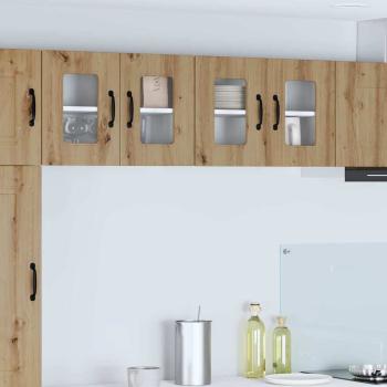 ARDEBO.de - Küchenhängeschrank mit Tür 2 pcs Artisan-Eiche 60 x 31 x 40 cm