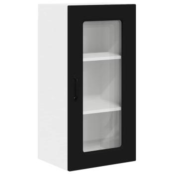 Küchenhängeschrank Schwarz 40 x 31 x 80 cm Holzwerkstoff