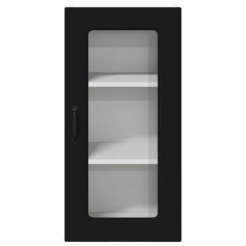 Küchenhängeschrank Schwarz 40 x 31 x 80 cm Holzwerkstoff