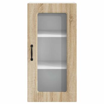 Küchenhängeschrank mit Regal 2 pcs Sonoma-Eiche 40 x 31 x 80 cm