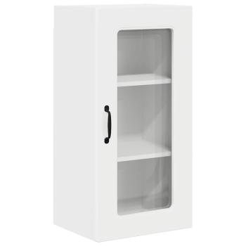 Küchenhängeschrank Hochglanz Weiß 40 x 31 x 80 cm Holzwerkstoff