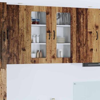 ARDEBO.de - Küchenhängeschrank Altholz 40 x 31 x 80 cm Holzwerkstoff