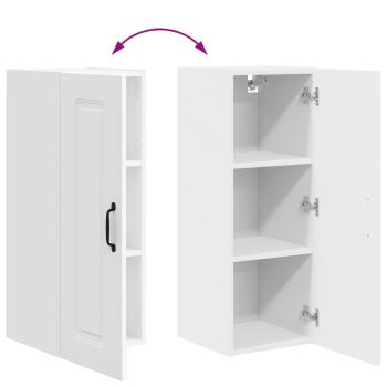 Küchenhängeschrank mit Regal Weiß 30 x 31 x 80 cm Holzwerkstoff