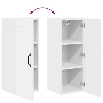 Küchenhängeschrank 2 pcs Weiß 30 x 31 x 80 cm Holzwerkstoff