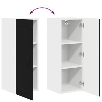 Küchenhängeschrank Schwarz 30 x 31 x 80 cm Holzwerkstoff