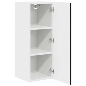 Küchenhängeschrank Schwarz 30 x 31 x 80 cm Holzwerkstoff