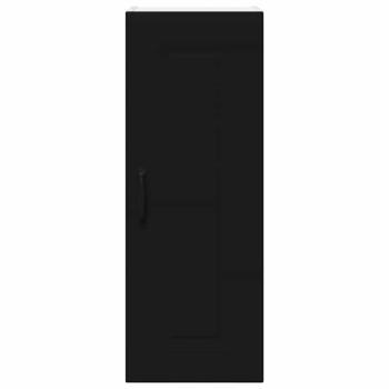Küchenhängeschrank 2 pcs Schwarz 30 x 31 x 80 cm Holzwerkstoff