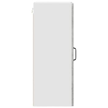 Küchenhängeschrank mit Regal 2 pcs Beton Grau 30 x 31 x 80 cm