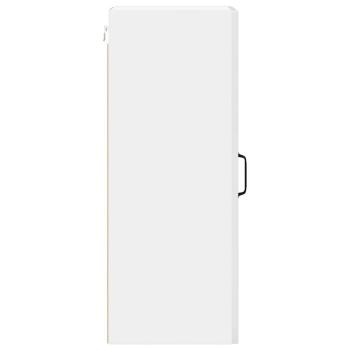 Küchenhängeschrank mit Tür 2 pcs Hochglanz Weiß 30 x 31 x 80 cm