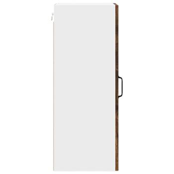 Küchenhängeschrank mit Regal Geräucherte Eiche 30 x 31 x 80 cm